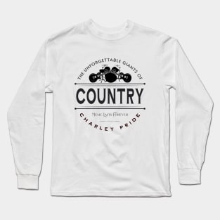 Charley Pride Country Music D15 Long Sleeve T-Shirt